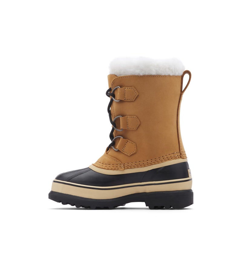 SOREL Children's Caribou Waterproof Boot - Buff - 5 - Image 5